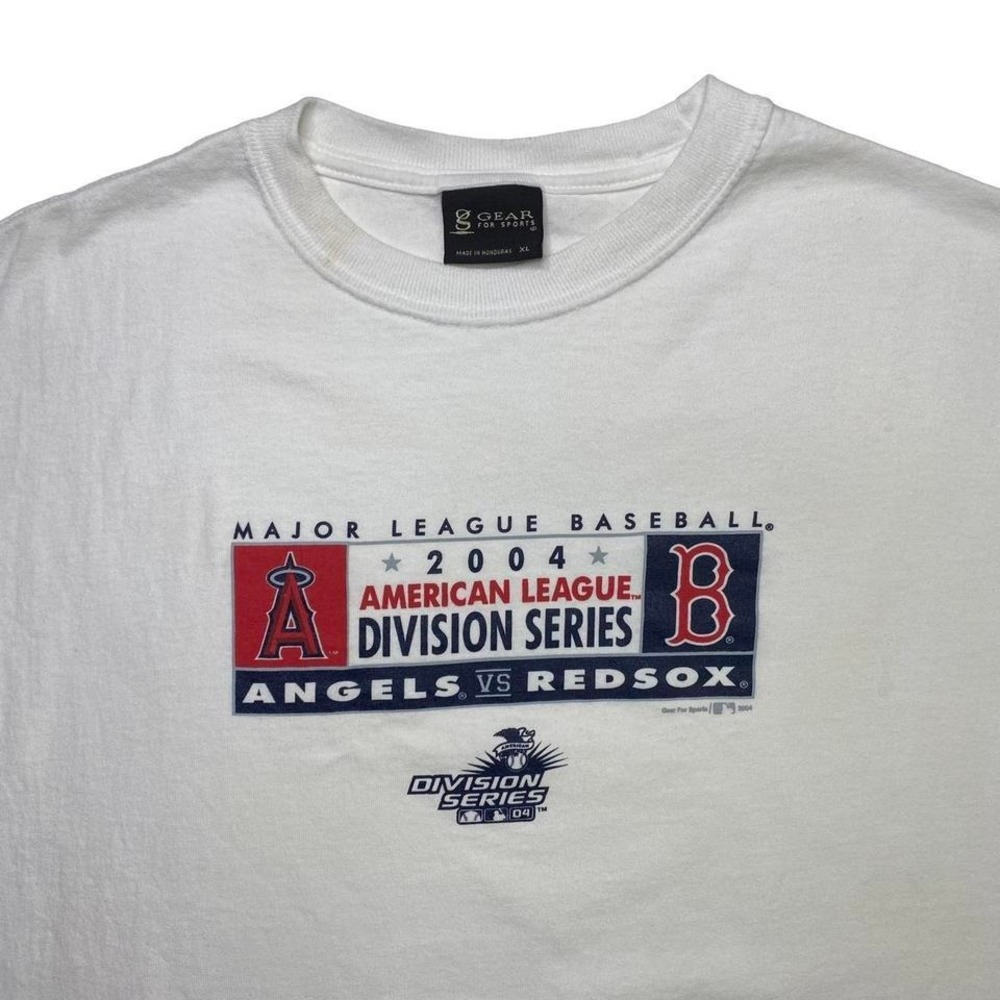 Vintage 2000s Angels‎ vs Boston Red Sox baseball shirt